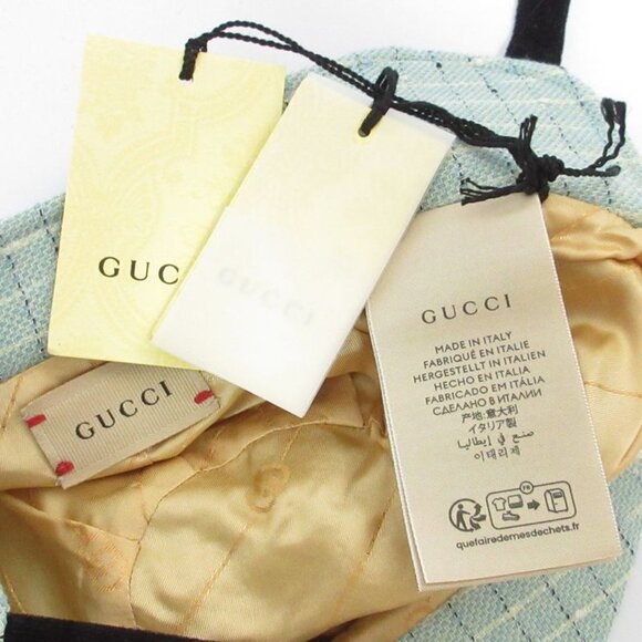 Gucci Double G Cap L 3 Hat2 L Size Light Blue 23AW main image 3